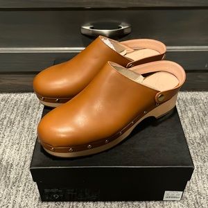 J Crew Grace Leather Convertible Clog NWT